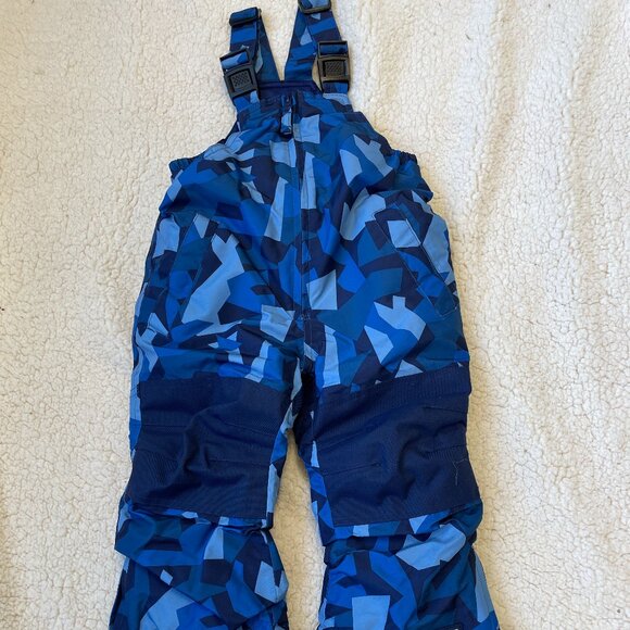 Lands' End Kids Toddler Iron Knee Insulted Winter Snow Bibs. NWT - Picture 1 of 6